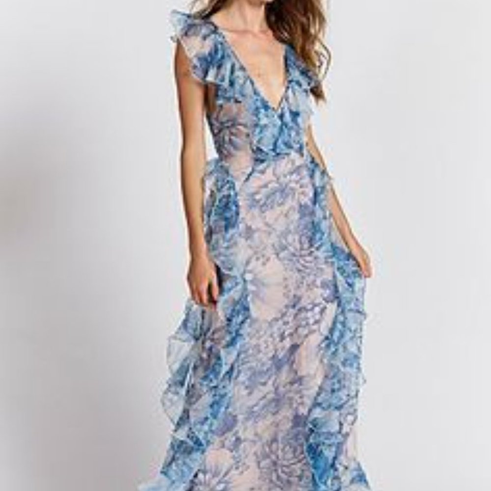 Brand Name Unknown- Goddess Voulant Dress - Picture 4 of 16